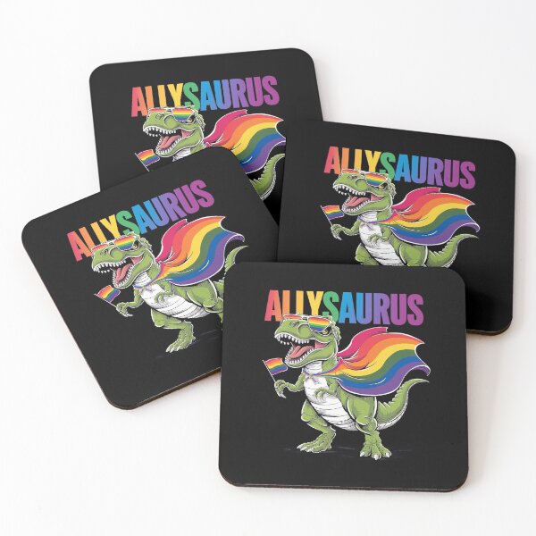 Item preview, Dinosaur T Rex Lgbt Flag Gay LGBT Pride Allysaurus LGBT  designed and sold by DigitaldeligArt.