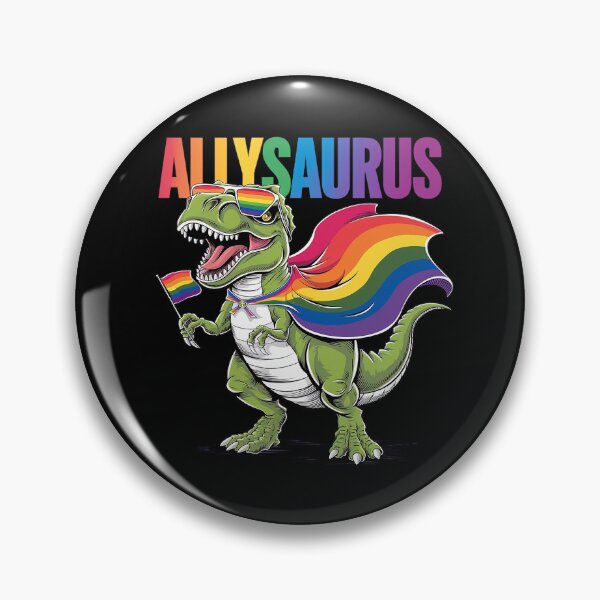 Item preview, Dinosaur T Rex Lgbt Flag Gay LGBT Pride Allysaurus LGBT  designed and sold by DigitaldeligArt.