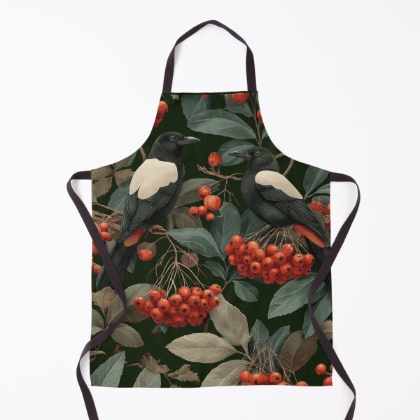 Item preview, Magpies and Rowan Berries designed and sold by Mission Ready.