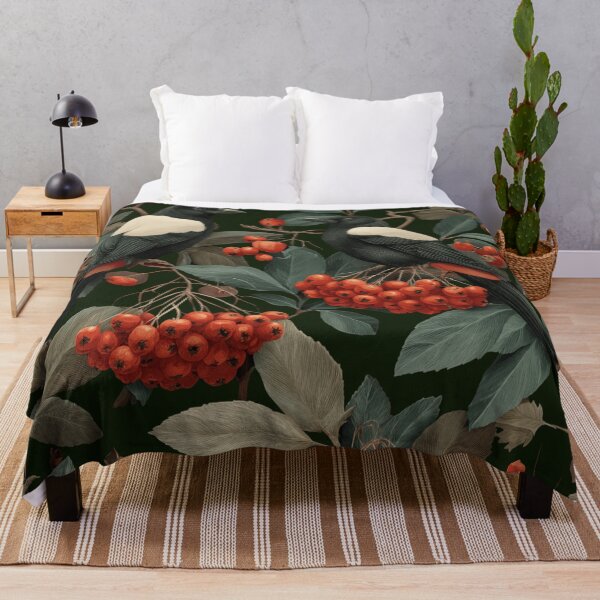 Item preview, Magpies and Rowan Berries designed and sold by Mission Ready.