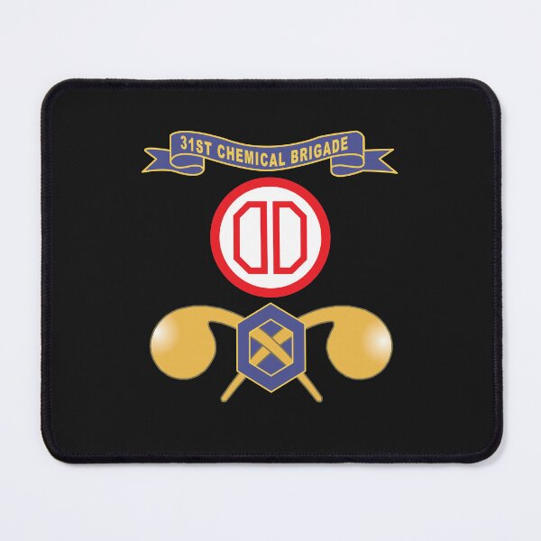 Item preview, Army - 31st Chemical Brigade - SSI w Ribbon - Br X 300 designed and sold by Military Insignia Products.