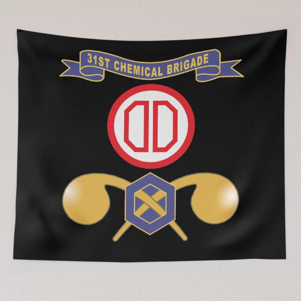 Item preview, Army - 31st Chemical Brigade - SSI w Ribbon - Br X 300 designed and sold by Military Insignia Products.