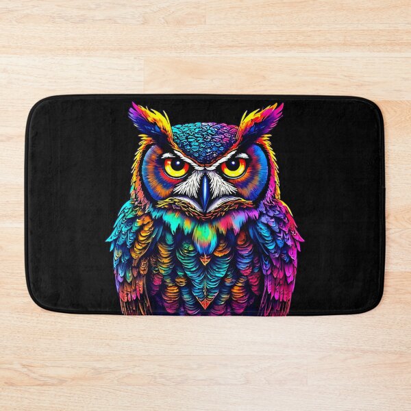 Item preview, Owl of Infinite Color  Elemental Guardian Vibes designed and sold by Neer arts.