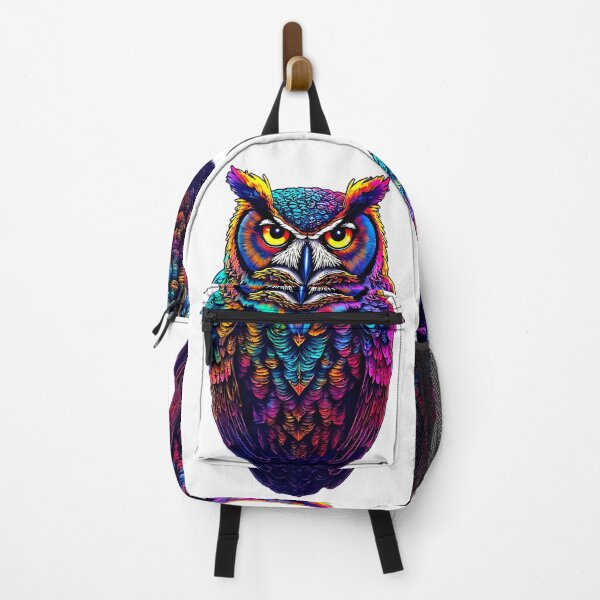 Item preview, Owl of Infinite Color  Elemental Guardian Vibes designed and sold by Neer arts.