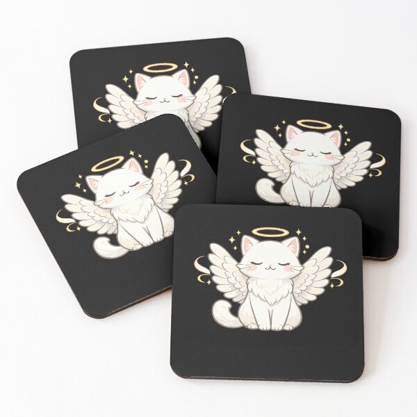Item preview, Ethereal Angel Cat designed and sold by Paninides.