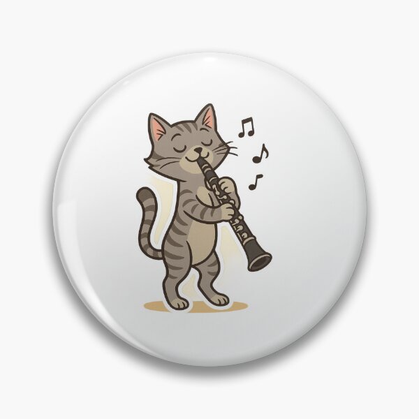 Item preview, Funny musical animals: Cat with clarinet designed and sold by Silviasax .