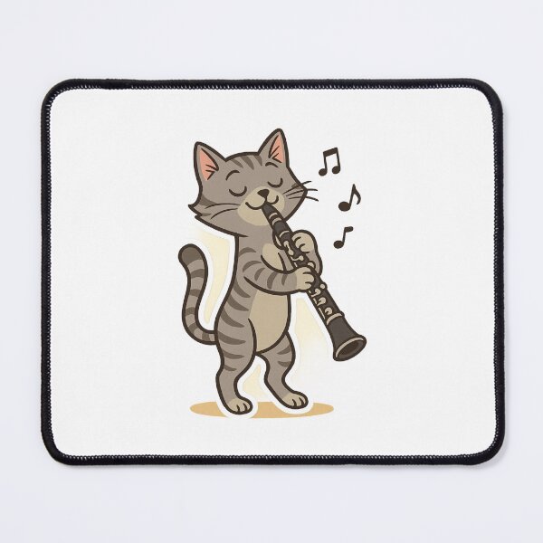 Item preview, Funny musical animals: Cat with clarinet designed and sold by Silviasax .