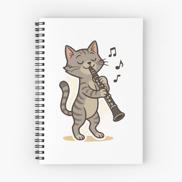 Item preview, Funny musical animals: Cat with clarinet designed and sold by Silviasax .