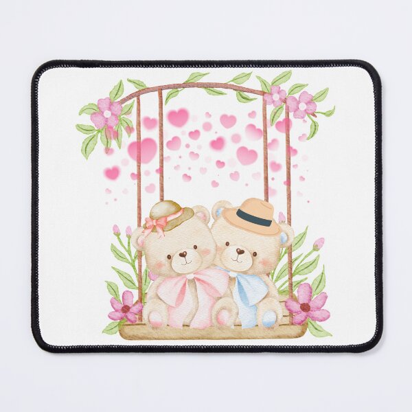 Item preview, Two lovely bears on a swing set designed and sold by XelaStore.