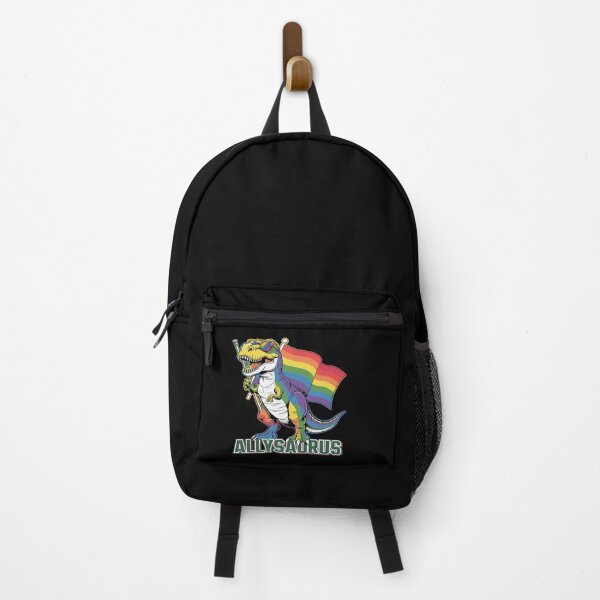 Item preview, Dinosaur T Rex LGBT Gay Pride Flag Allysaurus Ally Men Boys designed and sold by DigitaldeligArt.