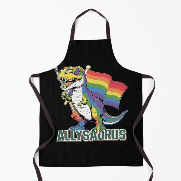 Item preview, Dinosaur T Rex LGBT Gay Pride Flag Allysaurus Ally Men Boys  designed and sold by DigitaldeligArt.