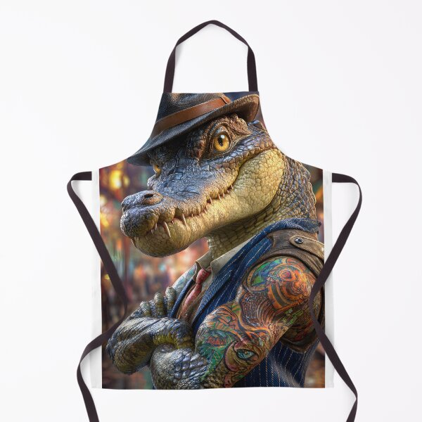 Item preview, Stylish Alligator in a Vintage Suit and Hat designed and sold by Artessie.