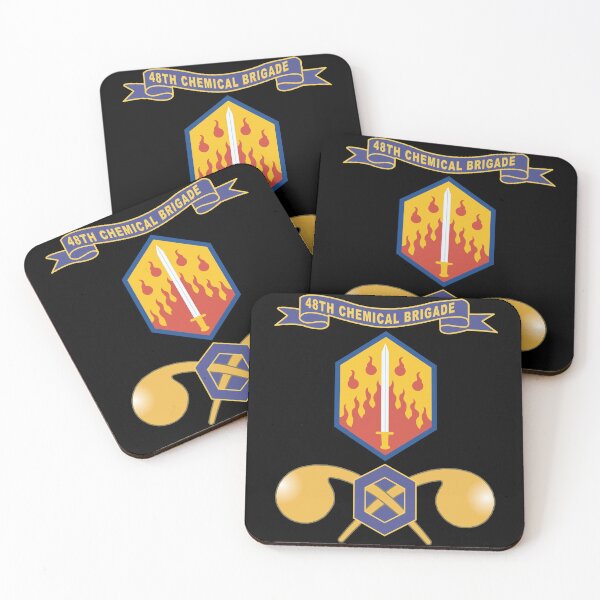 Item preview, Army - 48th Chemical Brigade - SSI w Ribbon - Br X 300 designed and sold by Military Insignia Products.