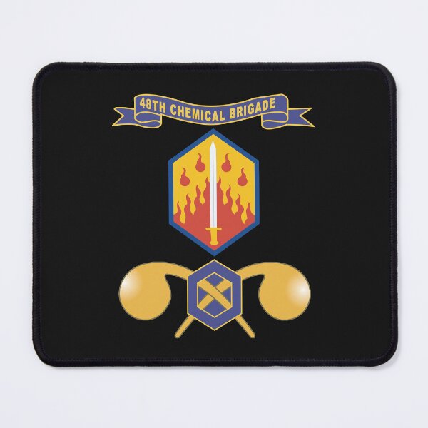 Item preview, Army - 48th Chemical Brigade - SSI w Ribbon - Br X 300 designed and sold by Military Insignia Products.