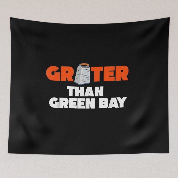 Item preview, Grater Than Green Bay Funny Cheese Grater Pun Design – Football Rivalry Humor Graphic for Fans Who Love Bold Sports Jokes designed and sold by JoyBoyStudio1.