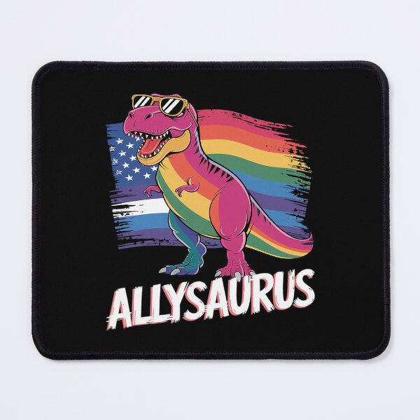 Item preview, Dinosaur T Rex LGBT Gay Pride Flag Allysaurus Ally Men Boys 1 designed and sold by FadeOfThrone.
