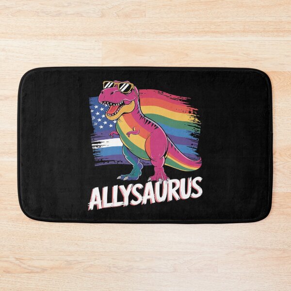 Item preview, Dinosaur T Rex LGBT Gay Pride Flag Allysaurus Ally Men Boys 1  designed and sold by FadeOfThrone.