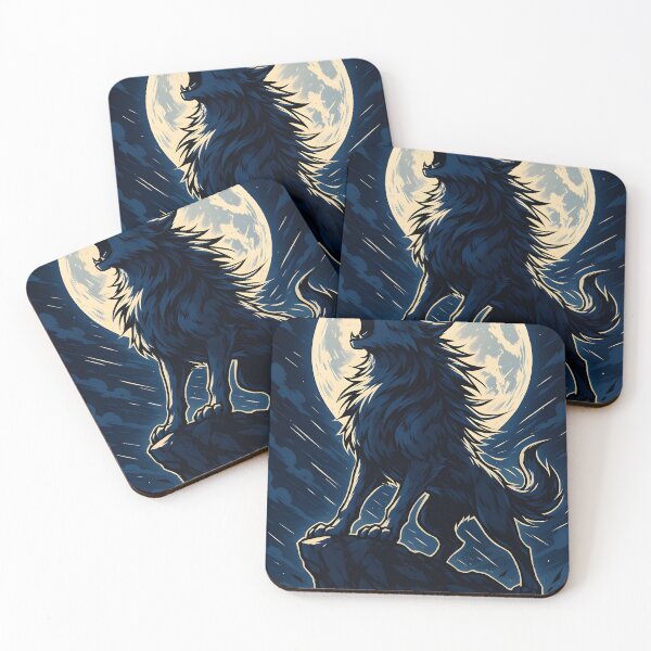 Item preview, Anime wolf designed and sold by 27Stickers.