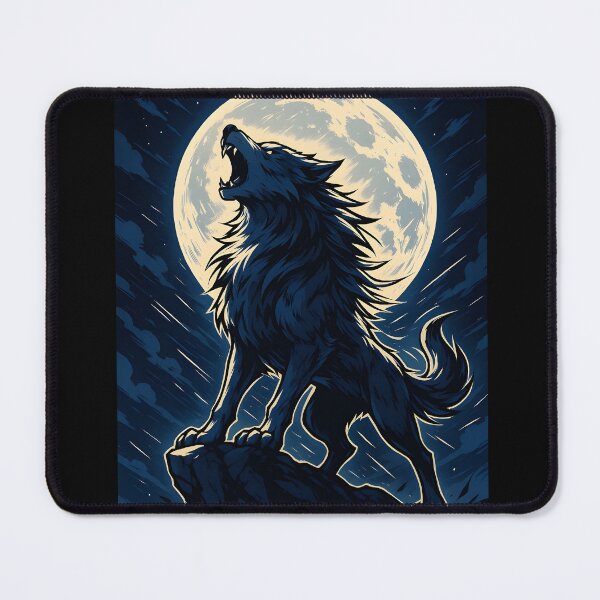 Item preview, Anime wolf designed and sold by 27Stickers.