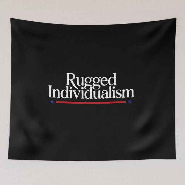 Item preview, Rugged Individualism Quote Design – Bold Minimalist Statement Graphic for Independence, Freedom, and Personal Responsibility Lovers designed and sold by JoyBoyStudio1.