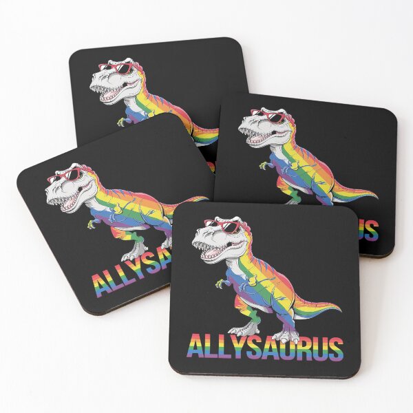 Item preview, Dinosaur T Rex LGBT Gay Pride Flag Allysaurus Ally Men Boys 2  designed and sold by FadeOfThrone.