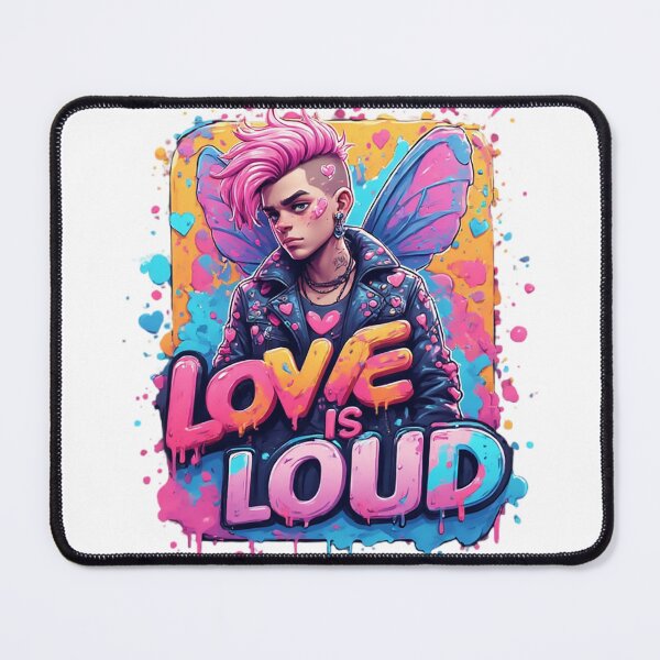 Item preview, Punk Fairy Love is Loud Poster designed and sold by newvisionart191.