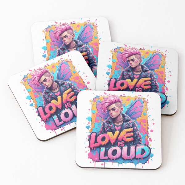 Item preview,  Punk Fairy Love is Loud Poster designed and sold by newvisionart191.