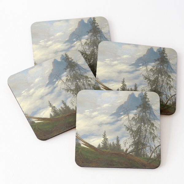 Item preview, Mountain Peak with Drifting Clouds (c. 1818) – Caspar David Friedrich designed and sold by Art Outlaws.