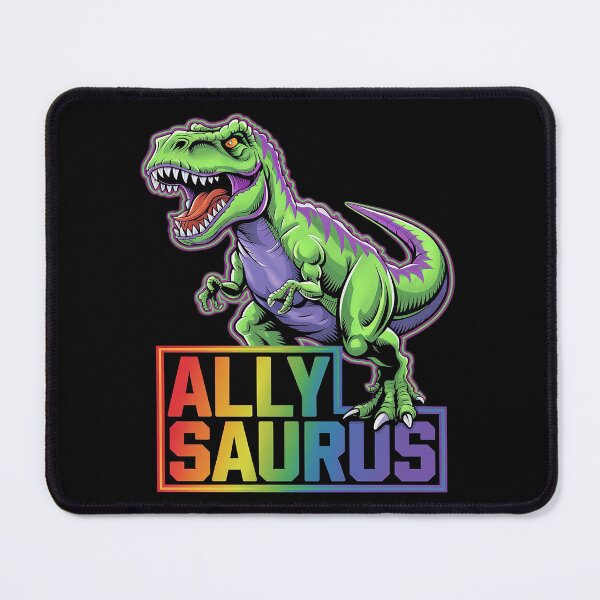 Item preview, Dinosaur T Rex LGBT Gay Pride Flag Allysaurus Ally Men Boys 3  designed and sold by FadeOfThrone.