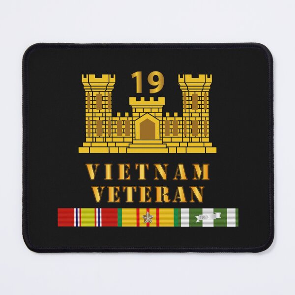Item preview, Army - 19th Engineer Battalion - ENG Branch - Vietnam Vet w VN SVC designed and sold by Military Insignia Products.