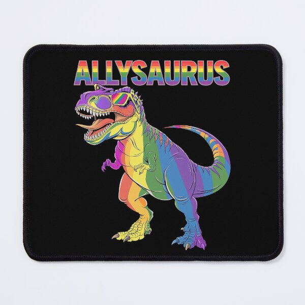 Item preview, Dinosaur T Rex LGBT Gay Pride Flag Allysaurus Ally Men Boys 4 designed and sold by FadeOfThrone.