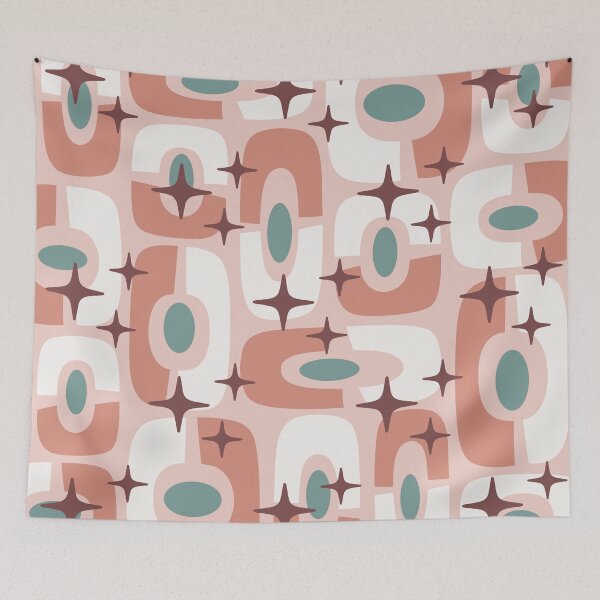 Item preview, Retro Mid Century Atomic Composition 369 designed and sold by tonymagnerart.