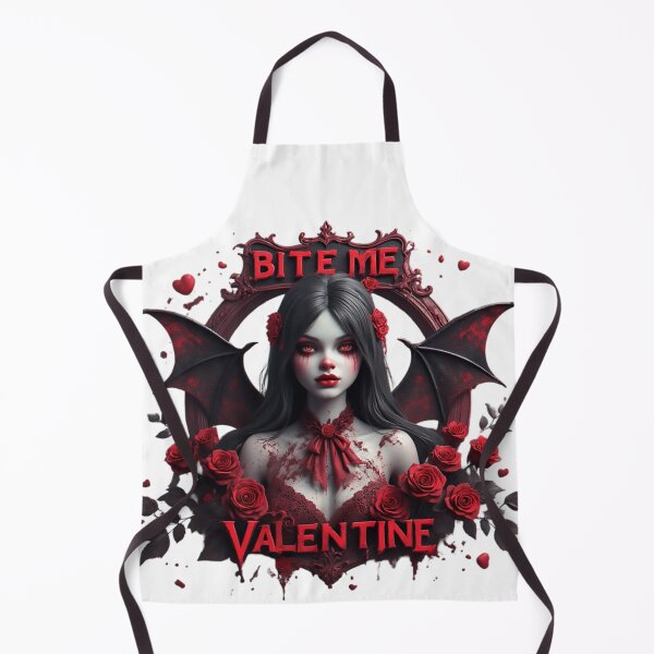 Item preview, Gothic Vampire Bite Me Valentine Art designed and sold by newvisionart191.