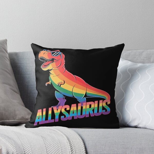 Item preview, Dinosaur T Rex LGBT Gay Pride Flag Allysaurus Ally Men Boys 6  designed and sold by FadeOfThrone.