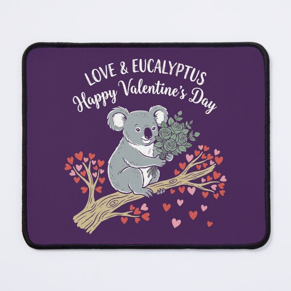 Item preview, Cute Koala Love And Eucalyptus Bouquet Valentine Art designed and sold by zzz888.
