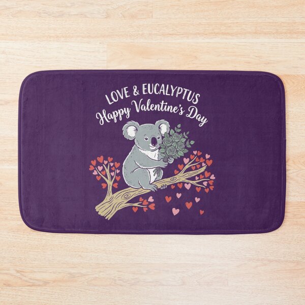 Item preview, Cute Koala Love And Eucalyptus Bouquet Valentine Art designed and sold by zzz888.