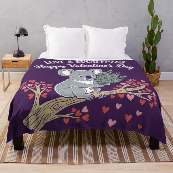 Item preview, Cute Koala Love And Eucalyptus Bouquet Valentine Art designed and sold by zzz888.