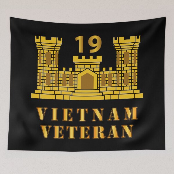 Item preview, Army - 19th Engineer Battalion - ENG Branch - Vietnam Veteran designed and sold by Military Insignia Products.