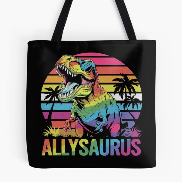Item preview, Dinosaur T Rex LGBT Gay Pride Flag Allysaurus Ally Men Boys 7  designed and sold by FadeOfThrone.