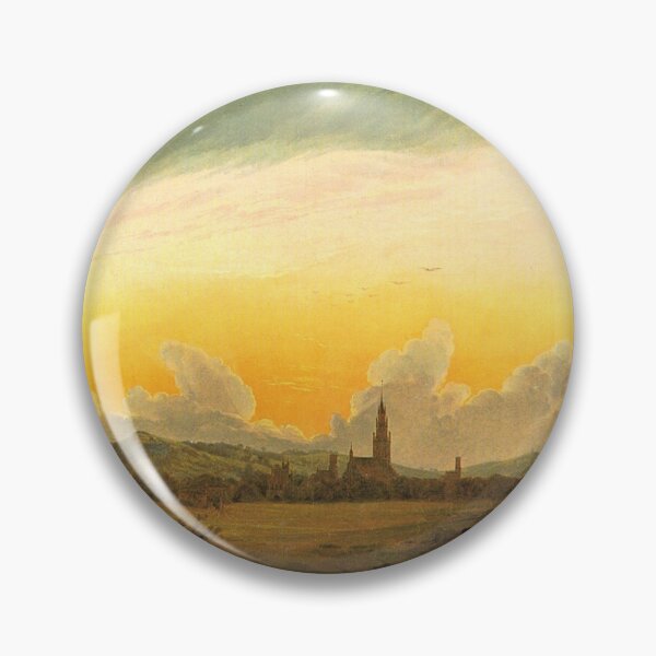 Item preview, Neubrandenburg in the Morning Mist (c. 1817) – Caspar David Friedrich designed and sold by Art Outlaws.