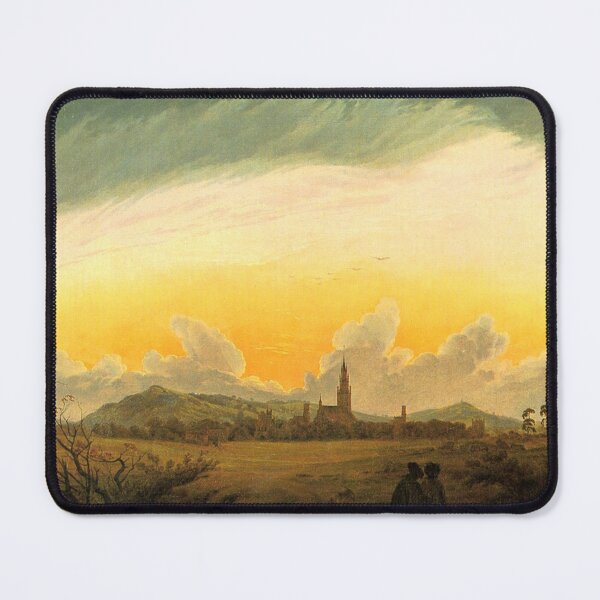 Item preview, Neubrandenburg in the Morning Mist (c. 1817) – Caspar David Friedrich designed and sold by Art Outlaws.