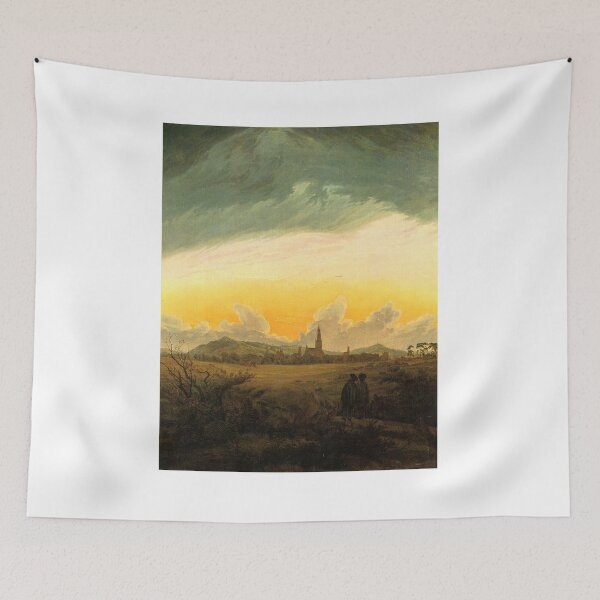 Item preview, Neubrandenburg in the Morning Mist (c. 1817) – Caspar David Friedrich designed and sold by Art Outlaws.