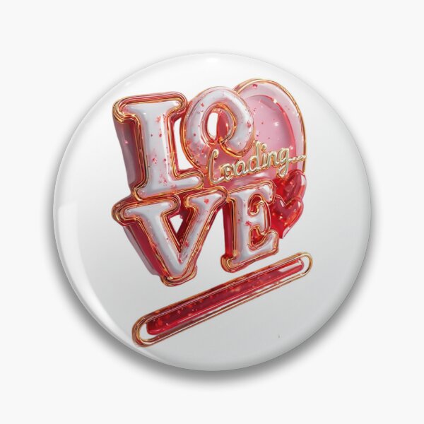 Item preview, Glossy Love Loading 3D Digital Art designed and sold by newvisionart191.