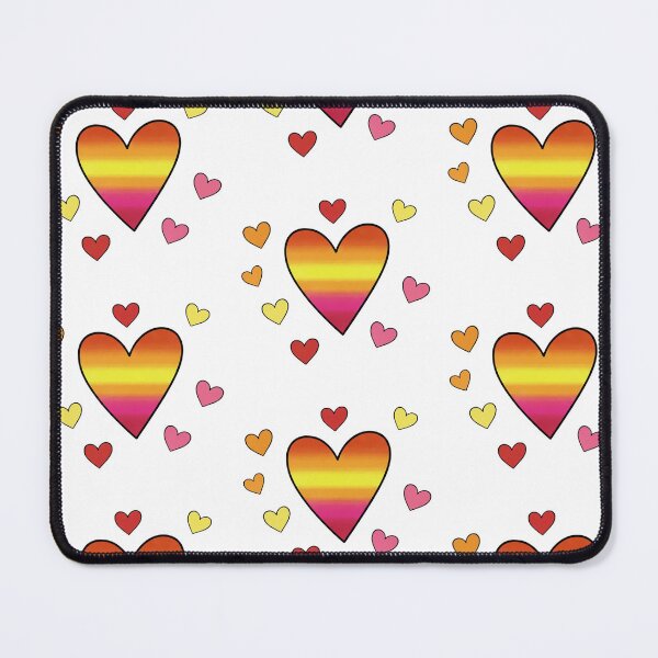Item preview, Vibrant Rainbow Hearts Pattern | Colorful Modern Love Aesthetic designed and sold by Tw1nsAIArt.