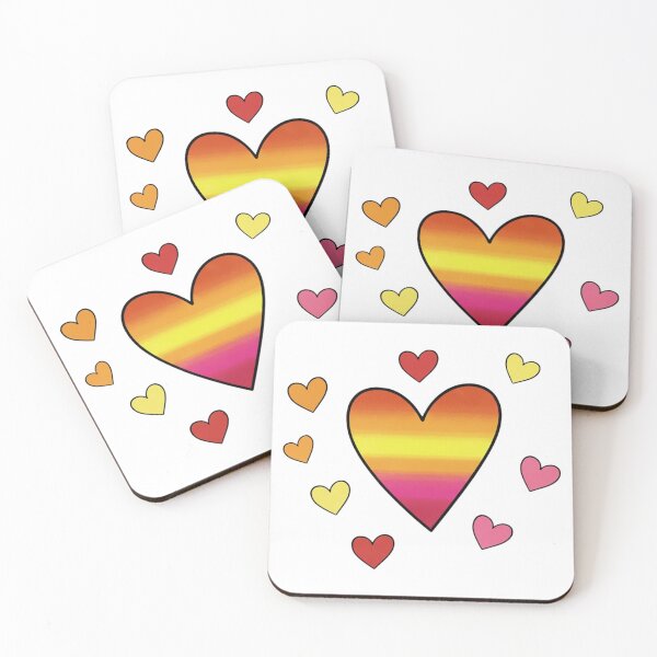 Item preview, Vibrant Rainbow Hearts Pattern | Colorful Modern Love Aesthetic designed and sold by Tw1nsAIArt.