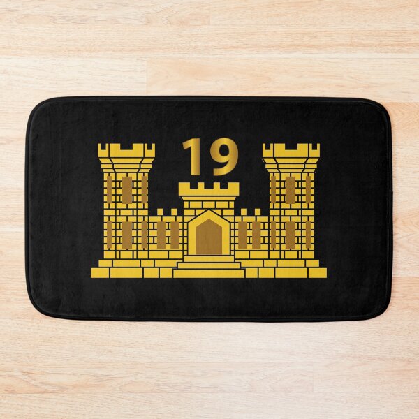 Item preview, Army - 19th Engineer Battalion w Number wo Txt designed and sold by Military Insignia Products.