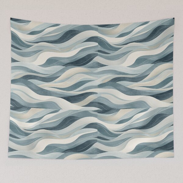 Item preview, Abstract Wave Pattern with Soft Gradients iPhone Case designed and sold by mari0n980.