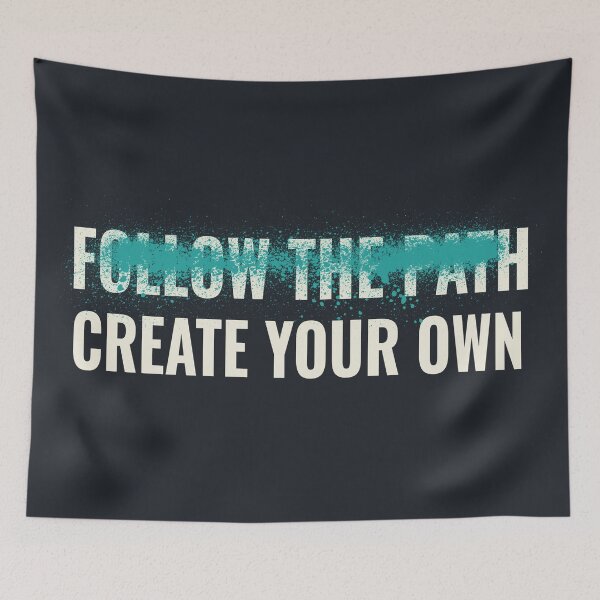Item preview, Follow the Path Create Your Own Inspirational Quote designed and sold by rdxart.