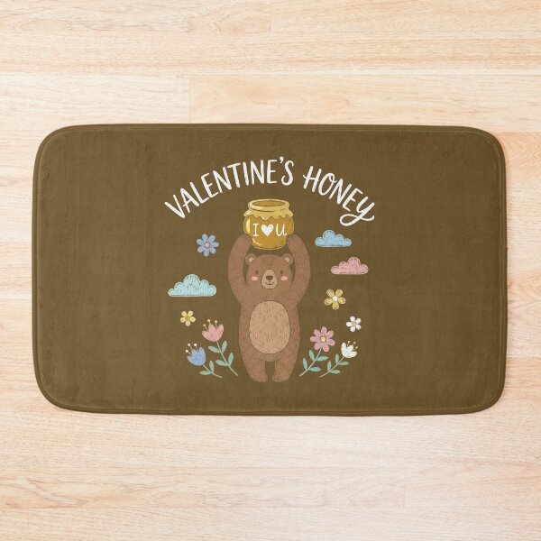Item preview, Cute Brown Bear Honey Pot Valentine's Honey Art designed and sold by zzz888.