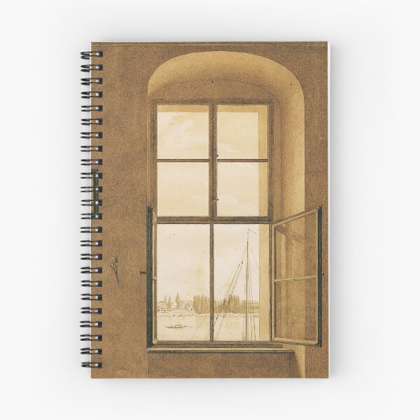Item preview, Blick aus dem Atelier des Künstlers (rechtes Fenster) (1805–1806) – Caspar David Friedrich designed and sold by Art Outlaws.